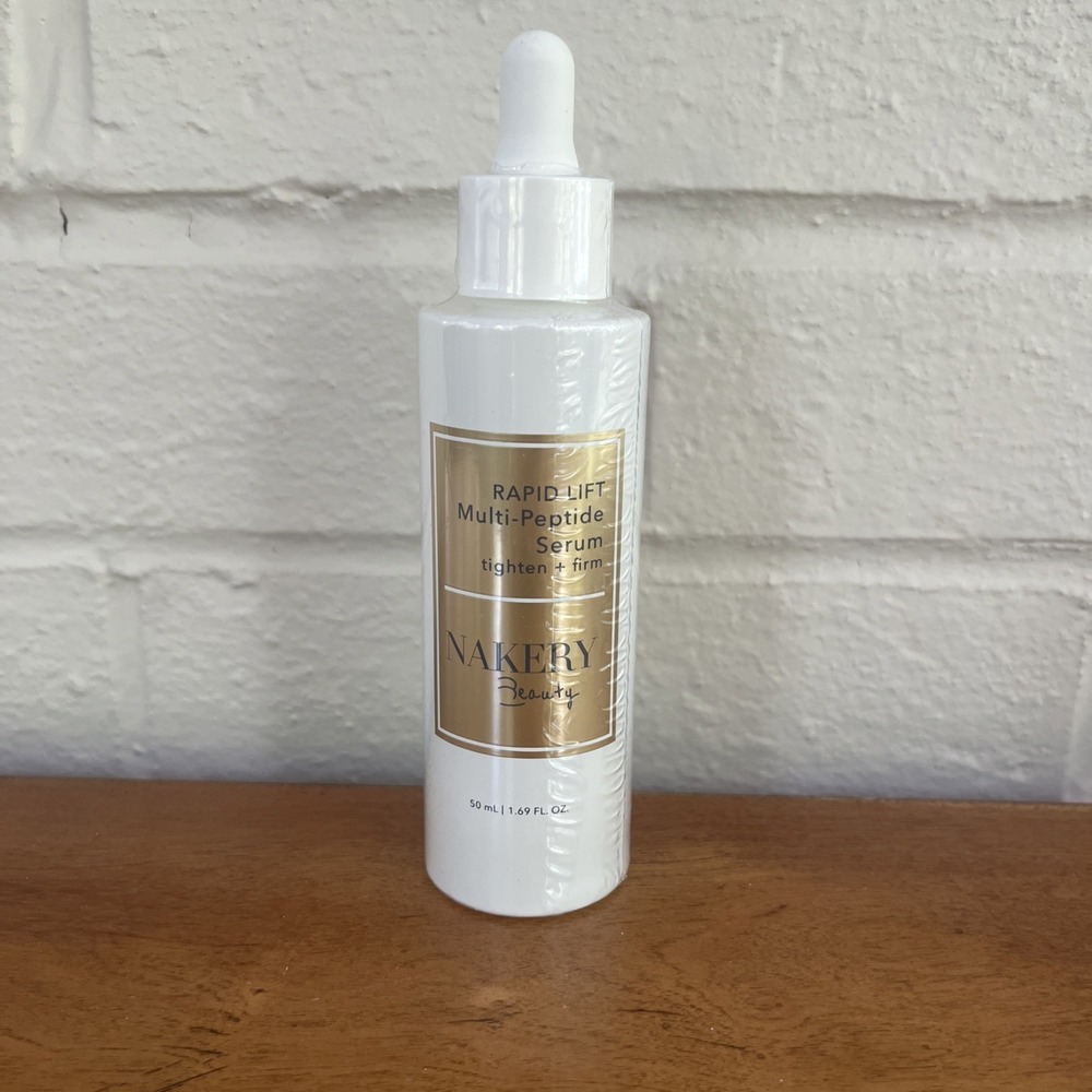 Nakery Beauty Rapid Lift Multi-Peptide Serum‎ Lighten + Firm 1.69 oz New SEALED